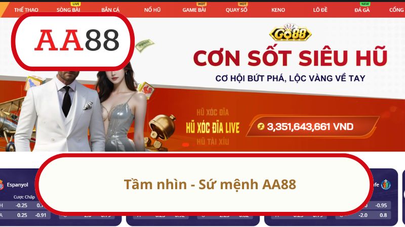 AA88 - Nhà Cái Uy Tín Số 1 Việt Nam - Link Nhận Thưởng 88K 24 Tầm nhìn - Sứ mệnh AA88