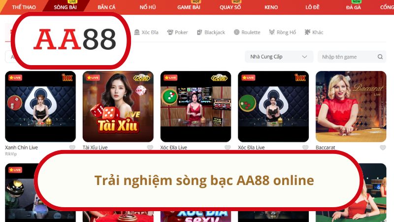 AA88 - Nhà Cái Uy Tín Số 1 Việt Nam - Link Nhận Thưởng 88K 27 Trải nghiệm sòng bạc AA88 online